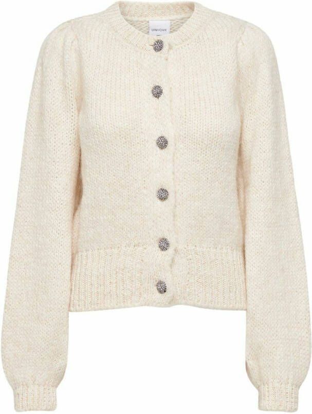 Only Gebreid vest effen gekleurd