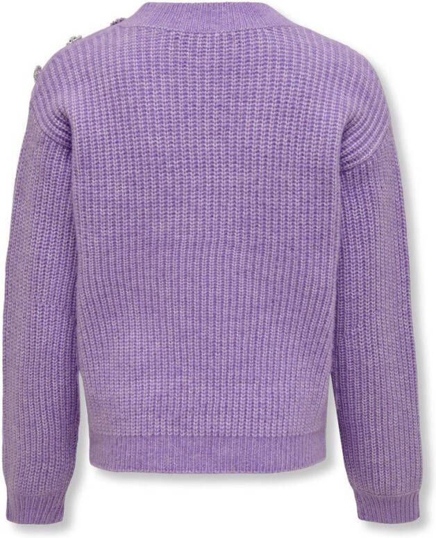 Only Gebreide kleding , Paars, Dames