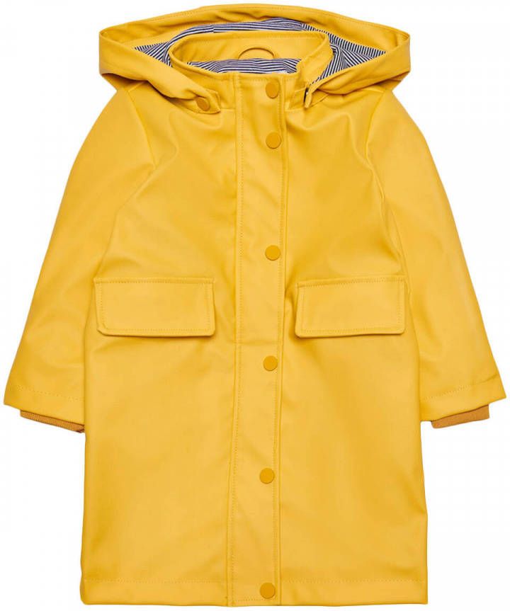 Only ! Meisjes Regenjas -- Okergeel Polyester/elasthan