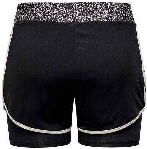 ONLY PLAY sportshort ONPJUDIEA zwart/blauw/wit