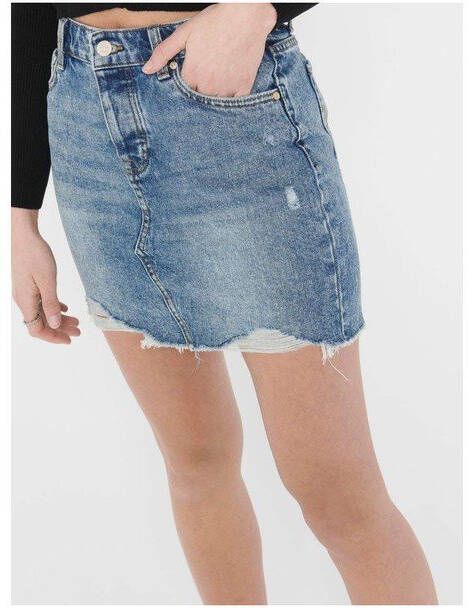 Only Onlsky REG DNM Skirt BB Pim992 Noos Light Blue Denim | Freewear Jeans