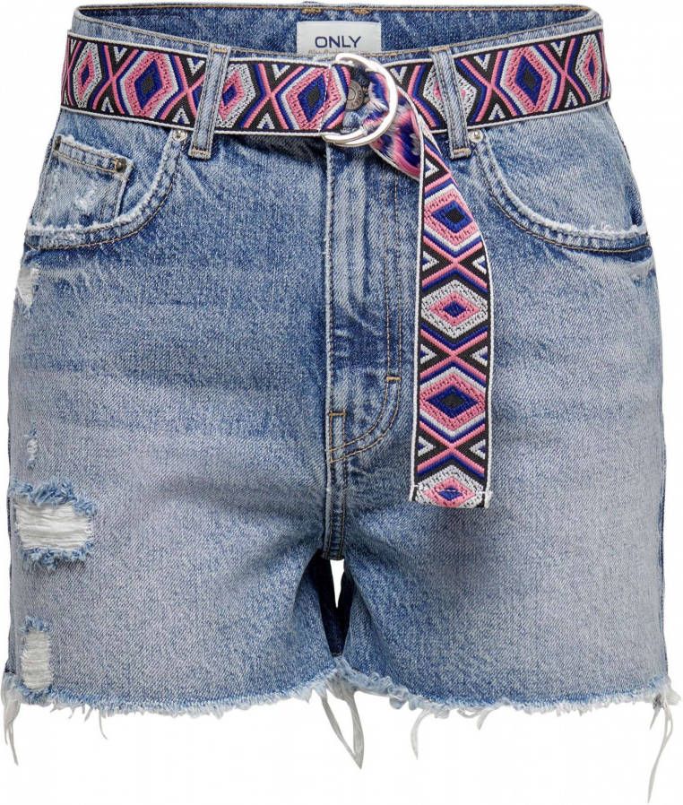 Only Robyn ex hw st vintage dnm shorts dot medium bl