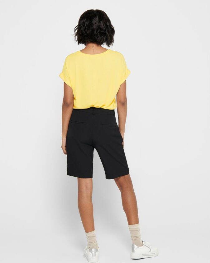 Only Shorts Lange effen gekleurde , Zwart, Dames