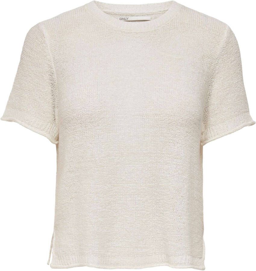 Only Sunny s/s pullover knt cloud dancer