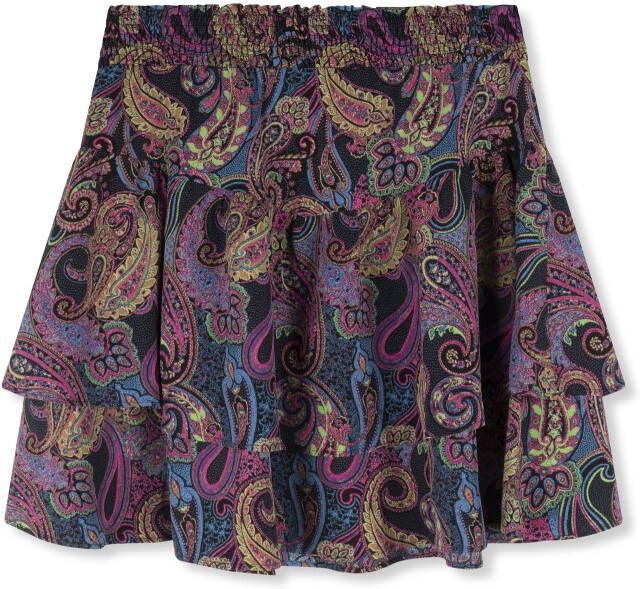 Refined Department Mikki ladies woven flowy paisley skirt