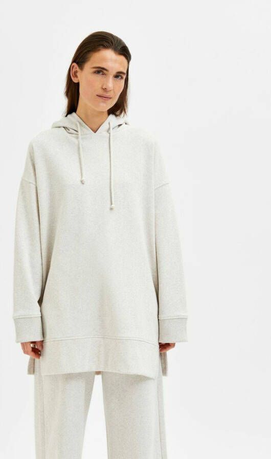 Selected Femme Slfliesel Sweat Hoodie Sweat , Beige, Dames