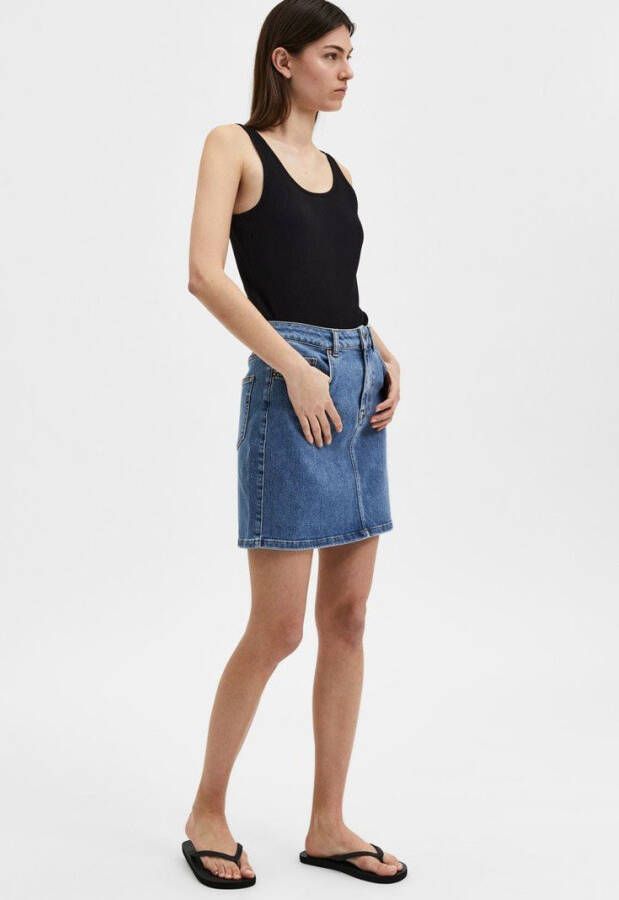 Selected Femme Kokerrok denim