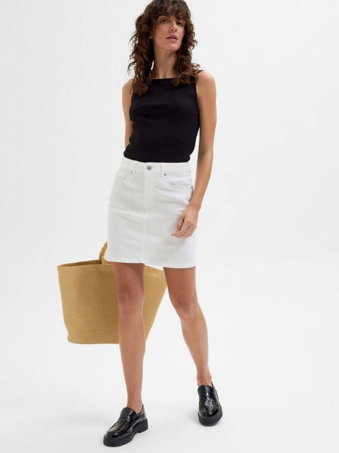 Selected Femme Kokerrok denim