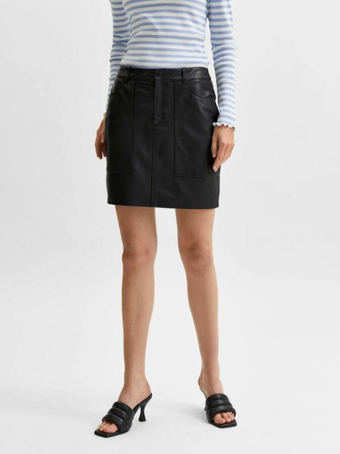 Selected Femme Minirok leer