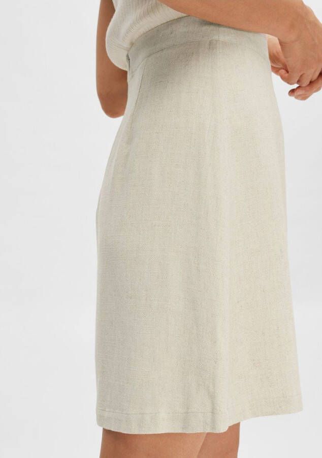 Selected Femme Minirok linnenmix