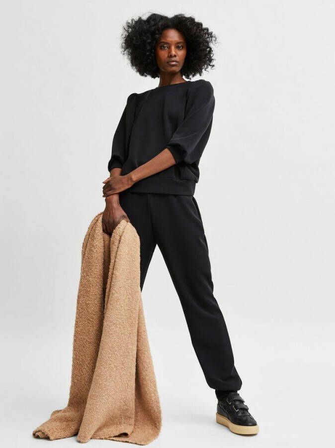 Selected Femme Tenny high waist tapered fit joggingbroek in lyocellblend