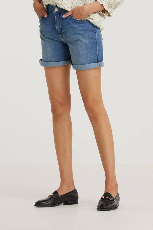 Selected Slfsilla mw medi blue fol up dnm sh