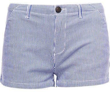 Superdry gestreepte regular fit short blauw/wit