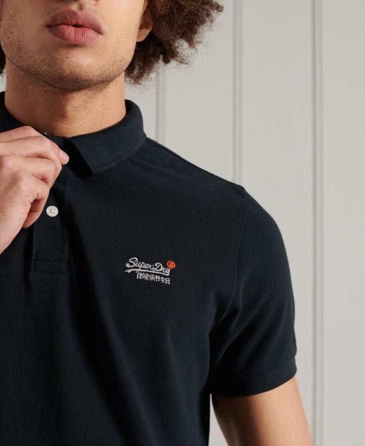 Superdry Polo korte mouw blauw(m1110031a 98t )