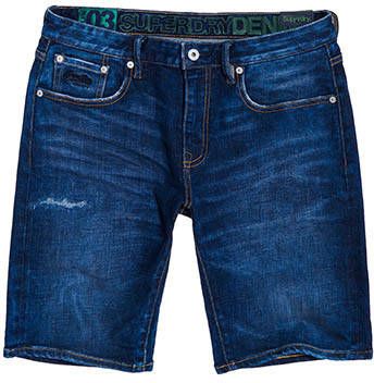 Superdry Bermuda 5-pocket donkerblauw