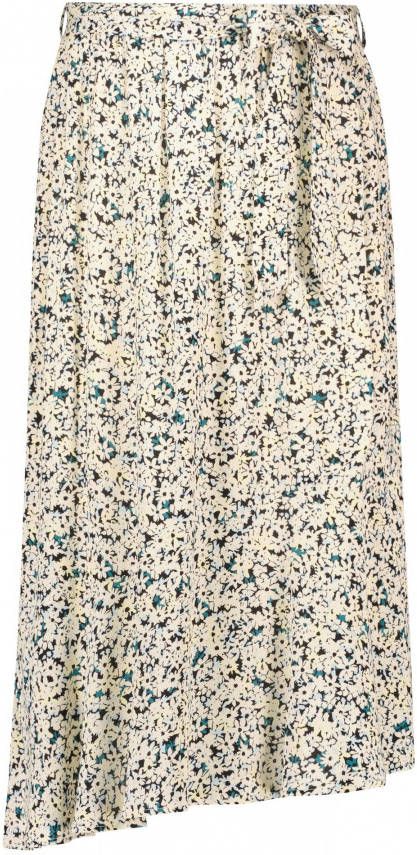 Tramontana Skirt Spring Blossom Print , Beige, Dames