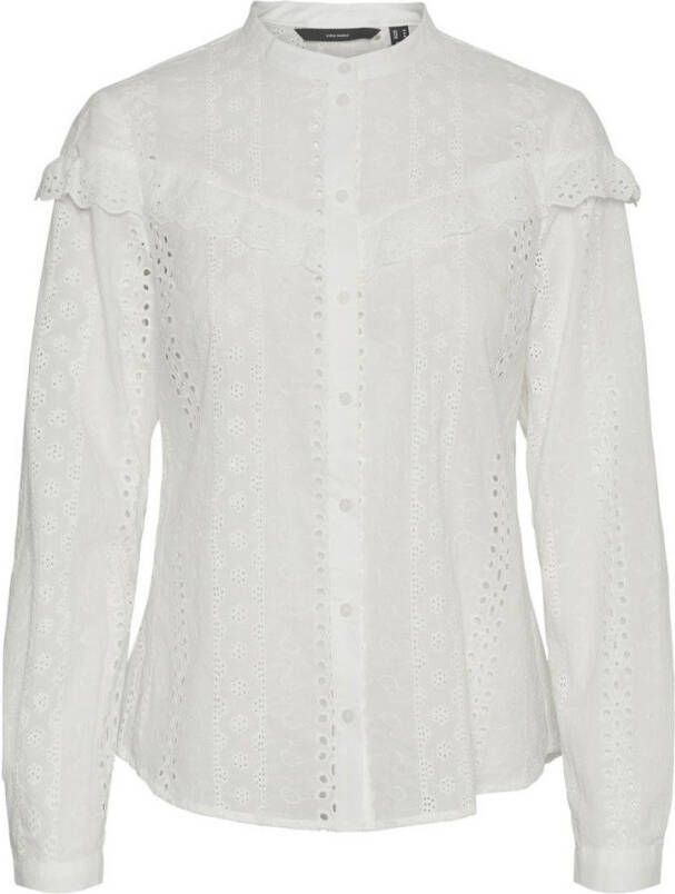 Vero Moda Longsleeve shirts Wit Dames