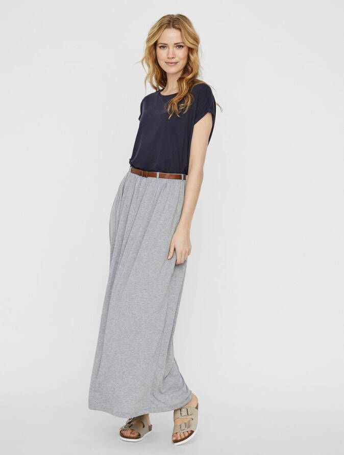 Vero Moda Falda Maxi Linn , Grijs, Dames