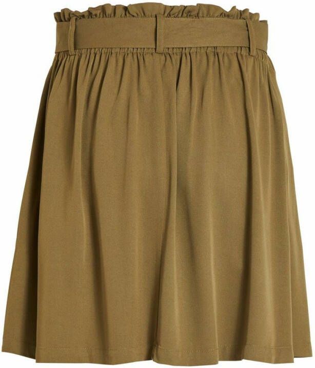 Vila Minirok high waist knoopriem