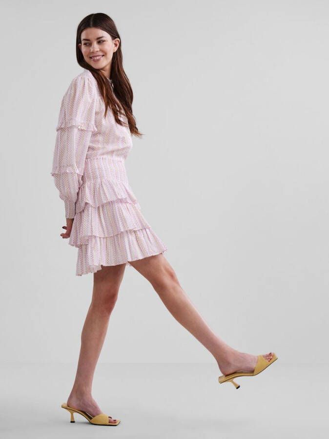 Y.A.S. Witte Minirok Yasprisma Hw Skirt