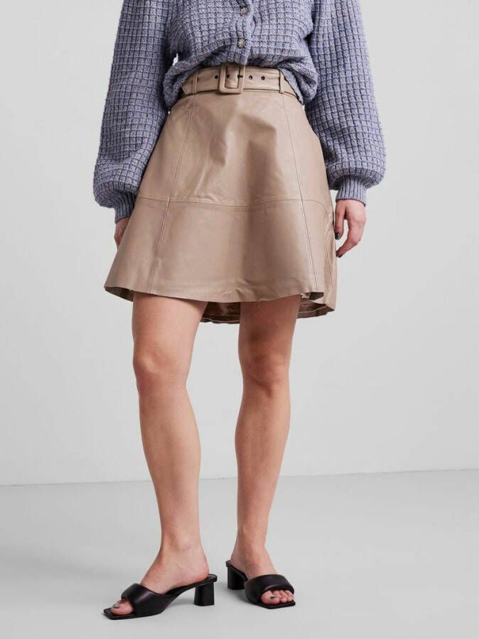 Y.A.S Skjørt , Beige, Dames