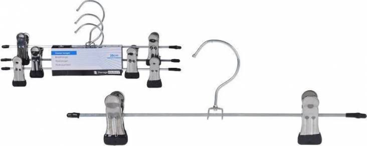 Excellent Houseware Broekhanger Set Van 3 Stuks 28cm