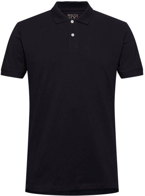 ESPRIT edc Men regular fit polo van biologisch katoen black