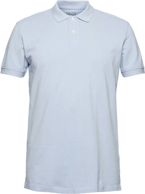 ESPRIT edc Men regular fit polo van biologisch katoen light blue