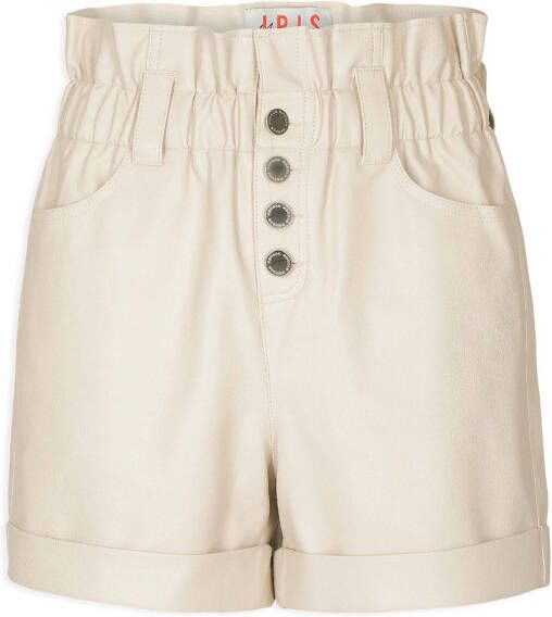Morgan high waist straight fit short gebroken wit