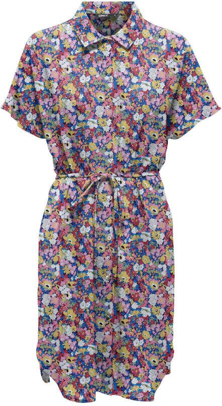 ONLY gebloemde blousejurk ONLNOVA multi