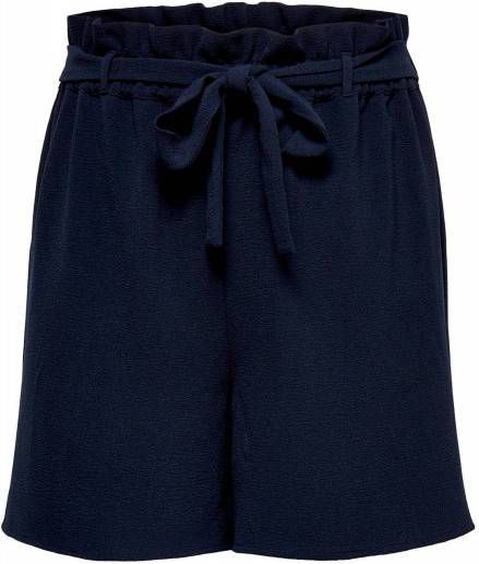 ONLY high waist loose fit short Turner donkerblauw