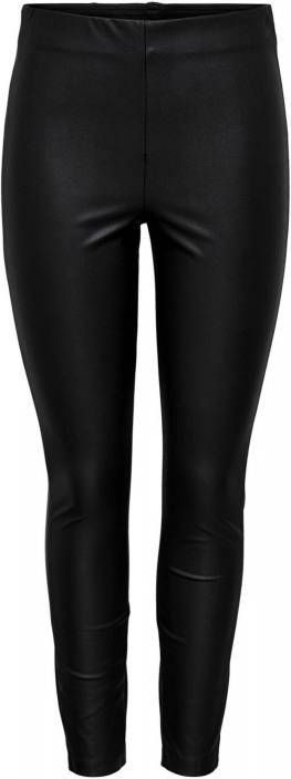 ONLY imitatie leren legging Rachel zwart