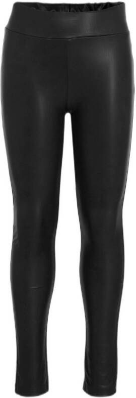 WE Fashion coated skinny legging zwart