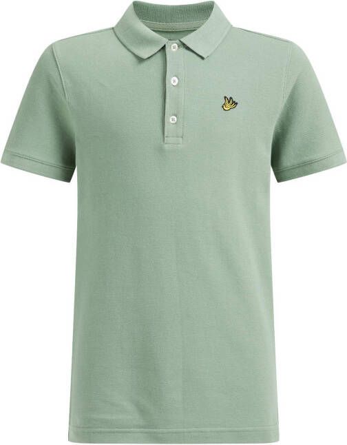 WE Fashion polo lichtgroen
