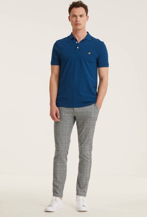 WE Fashion slim fit polo Opal Blue