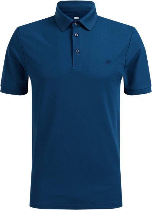 WE Fashion slim fit polo opal blue
