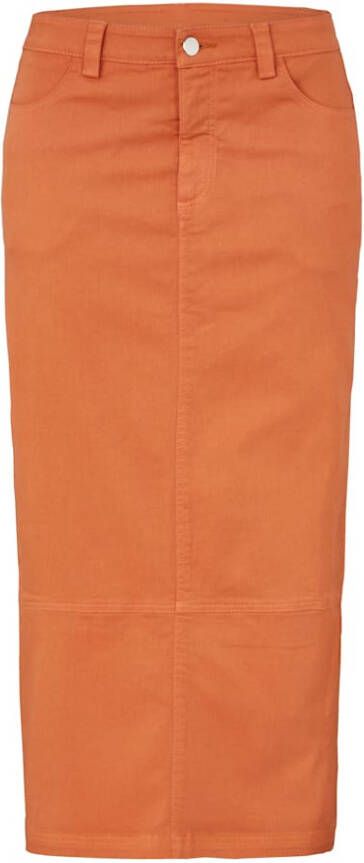REKEN MAAR Spijkerrok Oranje